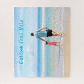 Aangepaste fototekst Jigzaag Puzzle Your Family Ph Legpuzzel (Verticaal)