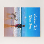 Aangepaste fototekst Jigzaag Puzzle Your Photos Gi Legpuzzel (Horizontaal)