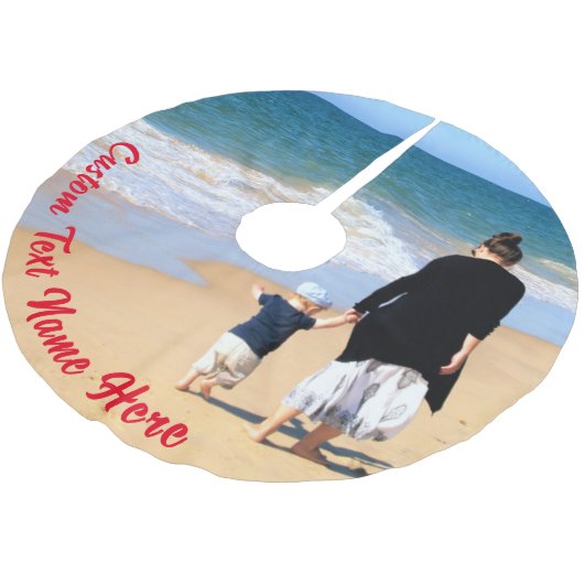 Aangepaste fototekst Kerstboom Rok je foto's (Gekanteld)