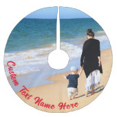 Aangepaste fototekst Kerstboom Rok je foto's (Voorkant)