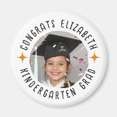 Aangepaste Fototekst Kindergarten Afstuderen Magneet (Voorkant)