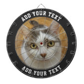 Aangepaste fototekst Kleur aangepast dartboard Dartbord (Voorkant)