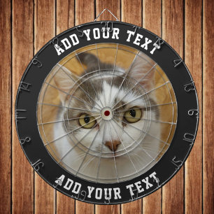 Aangepaste fototekst Kleur aangepast dartboard Dartbord