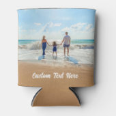 Aangepaste fototekst Koelbox Je familiefoto's Blikjeskoeler (Voorkant)