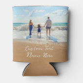 Aangepaste fototekst Koelbox Je familiefoto's Blikjeskoeler (Voorkant)