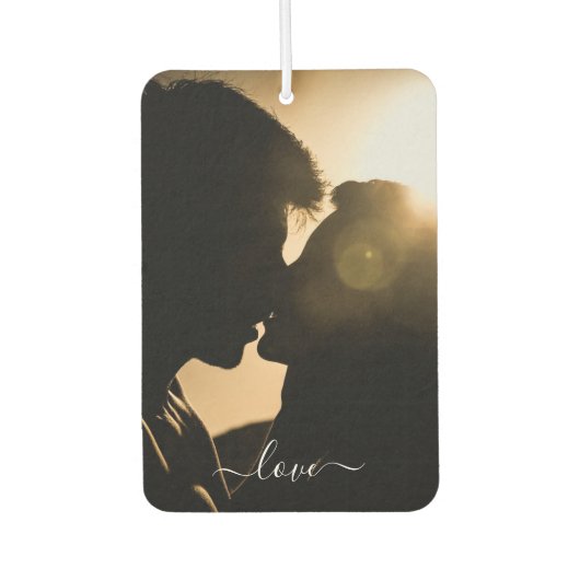 Aangepaste fototekst Licht uw design luchtverfriss Luchtverfrisser (Voorkant)