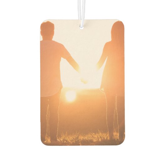 Aangepaste fototekst Licht uw design luchtverfriss Luchtverfrisser (Achterkant)