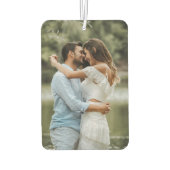 Aangepaste fototekst Lucht Uw eigen ontwerp verfri Luchtverfrisser (Achterkant)