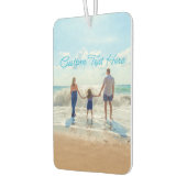 Aangepaste fototekst Lucht Verfraai uw fotoontwerp Luchtverfrisser (Links)