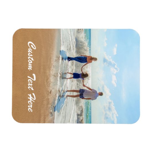 Aangepaste fototekst Magnet je familie foto's Gift Magneet (Horizontaal)