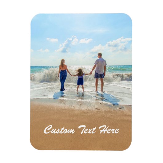 Aangepaste fototekst Magnet je familie foto's Gift Magneet (Verticaal)