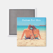 Aangepaste fototekst Magnet je favoriete foto's (Voorkant / Achterkant)