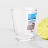 Aangepaste fototekst met ruitglas met foto's shot glas (Links)