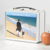 Aangepaste Fototekst Metalen Lunchbox Uw Foto's Gi (In situ)