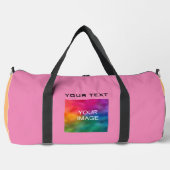 Aangepaste fototekst Moderne kleurrijke Sjabloon G Plunjezak (Voorkant)