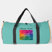 Aangepaste fototekst Moderne kleurrijke Sjabloon G Plunjezak (Achterkant)