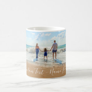 Aangepaste fototekst Mok je favoriete familiefoto'