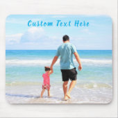 Aangepaste fototekst Muismat je familie foto's DAD (Voorkant)