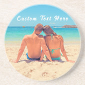 Aangepaste fototekst Onderzetter je favoriete foto (Voorkant)