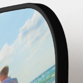 Aangepaste fototekst Pickleball Paddle Je familie (Links Detail)