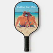 Aangepaste fototekst Pickleball Paddle Je herinner (Voorkant)