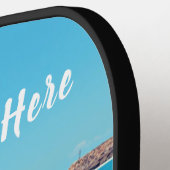 Aangepaste fototekst Pickleball Paddle Je herinner (Links Detail)