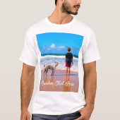 Aangepaste fototekst T-Shirt je favoriete foto-cad (Voorkant)