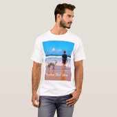 Aangepaste fototekst T-Shirt je favoriete foto-cad (Voorkant volledig)