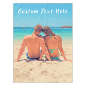 Aangepaste fototekst Tablecloth Uw liefdesfoto's G Tafelkleed (Voorkant)