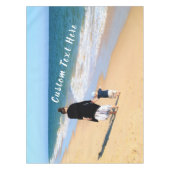 Aangepaste fototekst tablet Uw familie-MOM Tafelkleed (Voorkant)