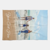 Aangepaste fototekst - Uw ontwerp - Vacature voor  Theedoek (Horizontaal)