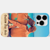 Aangepaste fototekst Uw romantische fotocadeau Case-Mate iPhone Case (Achterkant (horizontaal))