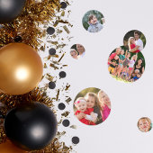 Aangepaste fototekst Verjaardag Bruiloft Tafel Confetti