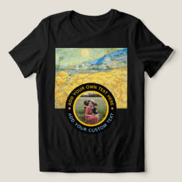 Aangepaste Fototekst – Verjaardag Vakantie Jubileu Tri-Blend Shirt