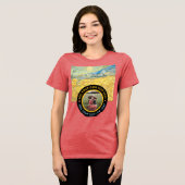 Aangepaste Fototekst – Verjaardag Vakantie Jubileu Tri-Blend Shirt (Voorkant volledig)