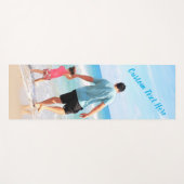 Aangepaste fototekst Yoga Mat Your Family Photos D (Voorkant (horizontaal))