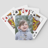 Aangepaste fototekstfiets poker die kaarten afspee (Achterkant)