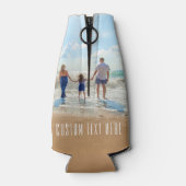 Aangepaste fototekstfles koel uw fotoontwerp af flesjeskoeler (Achterkant)