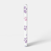 Aangepaste Fototelefoon Case met Paw Prints Samsung Galaxy Hoesje (Linkerkant)