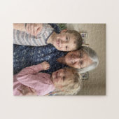 Aangepaste fototemplate cadeau legpuzzel (Horizontaal)
