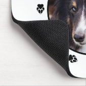 Aangepaste fototemplate voor huisdieren met poten muismat (Hoek)