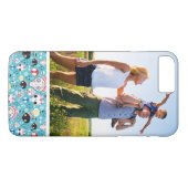 Aangepaste fototextuur lachschedel Case-Mate iPhone case (Achterkant (Horizontaal))