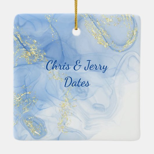 Aangepaste fototoetsenbord keramisch ornament (Achterkant)