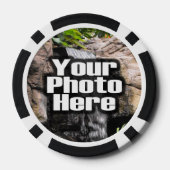 Aangepaste fototoetsenbord pokerchips (Achterkant)