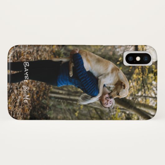 Aangepaste fototopografie Case-Mate iPhone case (Achterkant (horizontaal))
