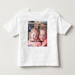 Aangepaste fototweeling kinder shirts