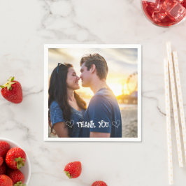 Aangepaste Fototypografie servet