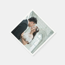 Aangepaste Fototypografie servet