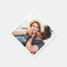 Aangepaste Fototypografie servet