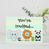 Aangepaste fotouitnodiging, Baby voor/achter... Kaart (Staand voorkant)